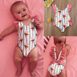 Bộ Áo Liền Quần Bằng Cotton In Hoa Thời Trang Mùa Hè 2023 Dành Cho Bé Gái