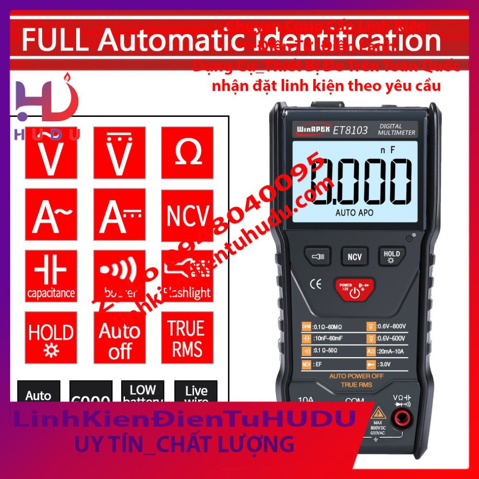 Đồng hồ điện tử WinAPEX ET8103 Auto