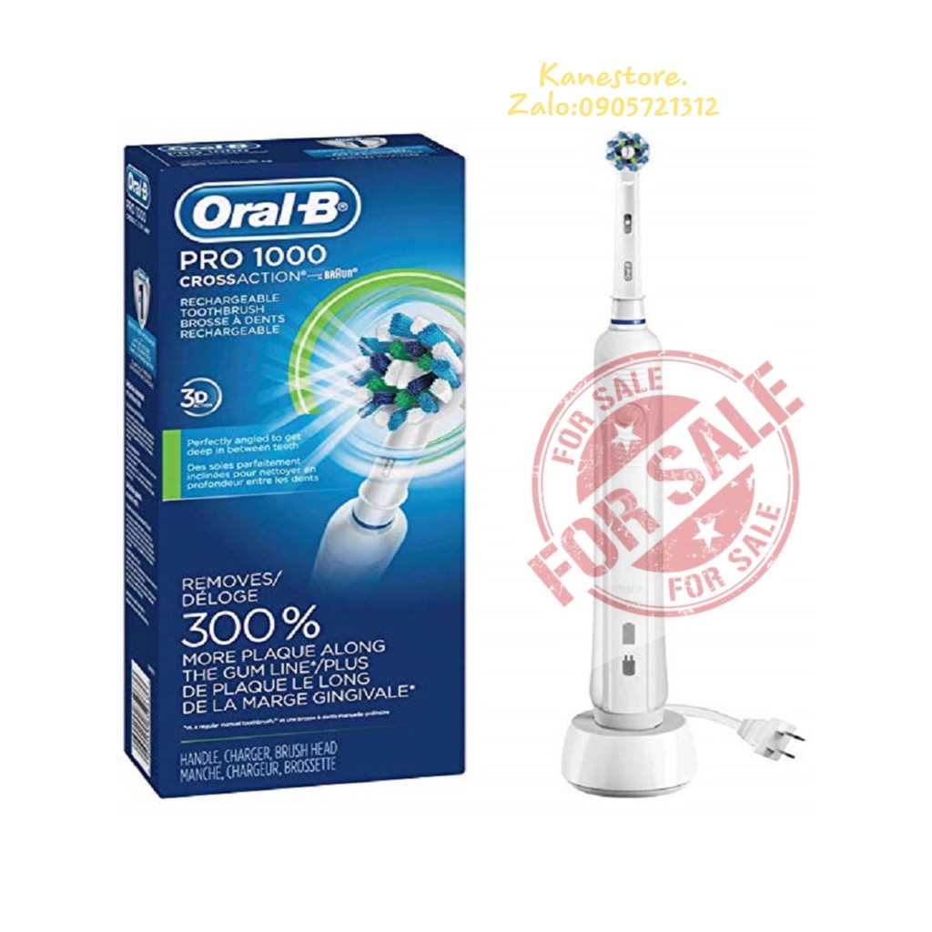 [Chính hãng] - Bàn chải đánh răng Oral B điện Oral B Pro 1000, Smart 1500, Pro 3000