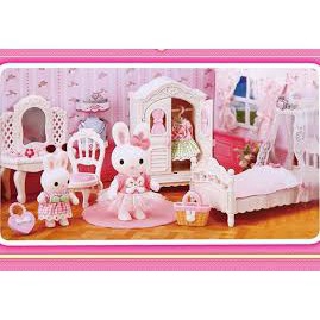 Trò chơi mô hình nhà bếp nhà động vật thỏ có nhiều đồ dùng mini nhỏ gọn, siêu đẹp, dành riêng cho bé gái trên 3 tuổi