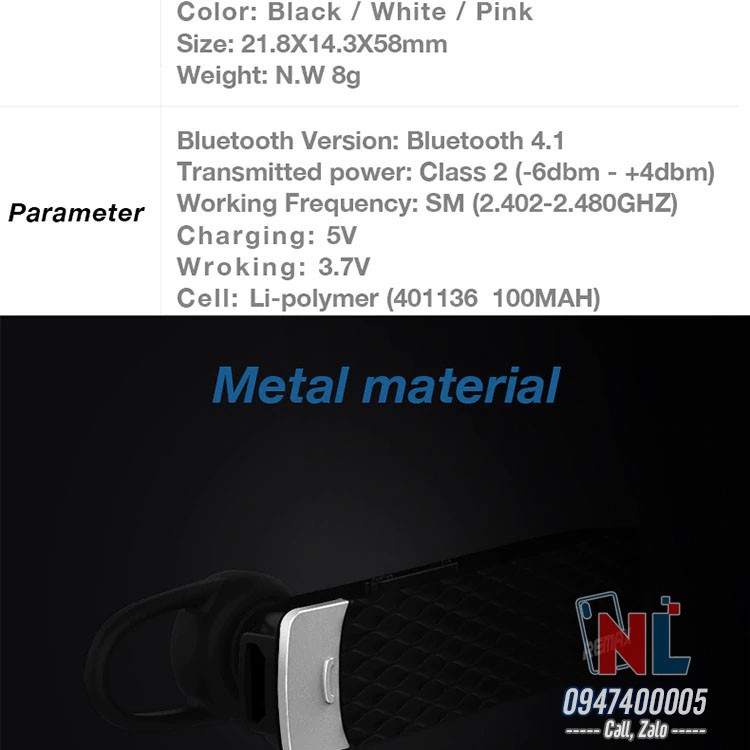 Tai nghe Bluetooth chính hãng Remax RB-T9