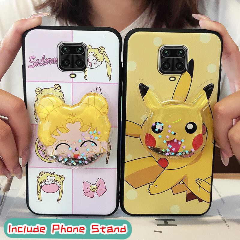 glisten Original Phone Case For Xiaomi Redmi Note 9 Pro/Note 9 Pro Max / Poco M2 Pro Cartoon For Woman Silicone Kickstand Fashion Design Shockproof