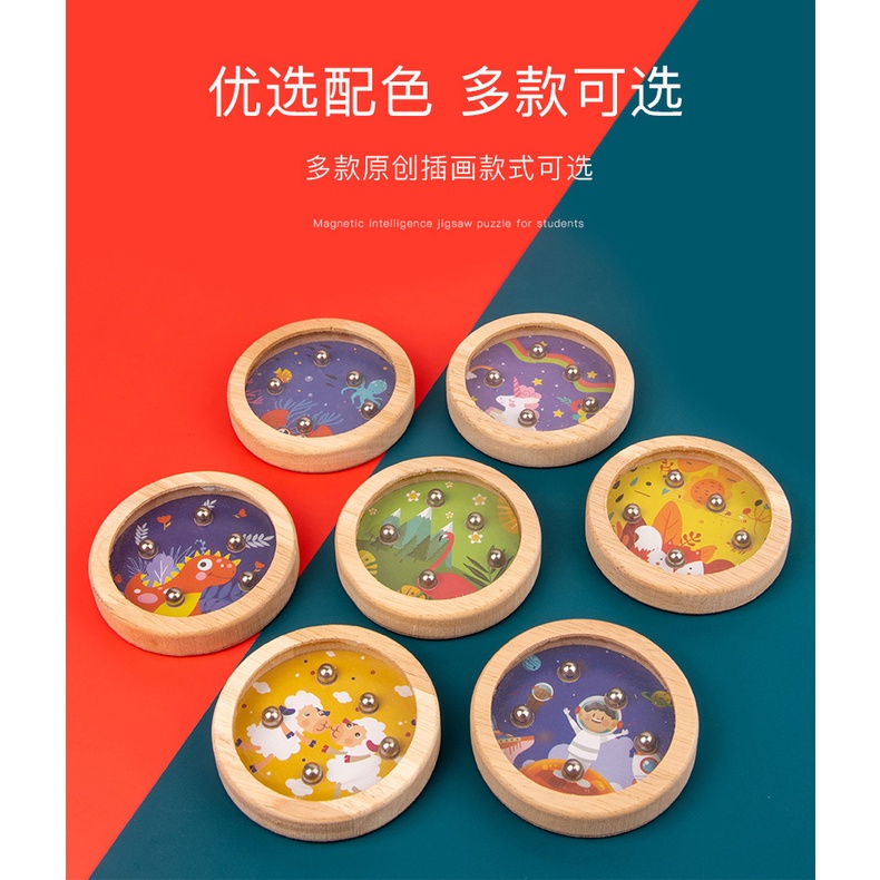 Trò chơi lăn bi mê cung trên bẳng gỗ rèn luyện tính kiên nhẫn, khéo léo, xả stress