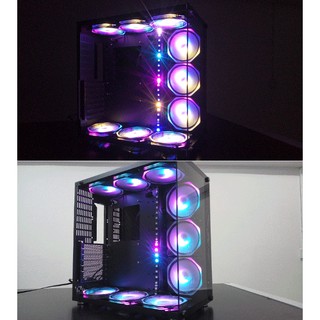 Quạt Coolmoon Led RGB V8 Plus