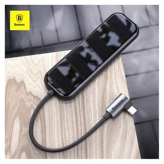[HÀNG CHÍNH HÃNG BASEUS] Bộ chuyển đổi HUB Type-C đa chức năng sang 3xUSB 3.0 + 4K / HD + PD_CAHUB-BZ0G