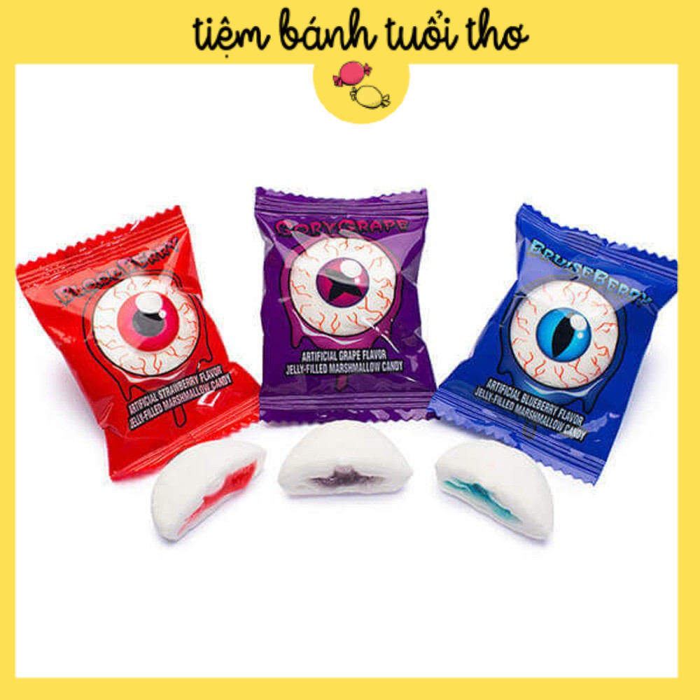 [BỊCH LỚN 250gr] Kẹo Dẻo Masrshmallow Con Mắt Nhân Trái Cây RUBY &amp; BEN
