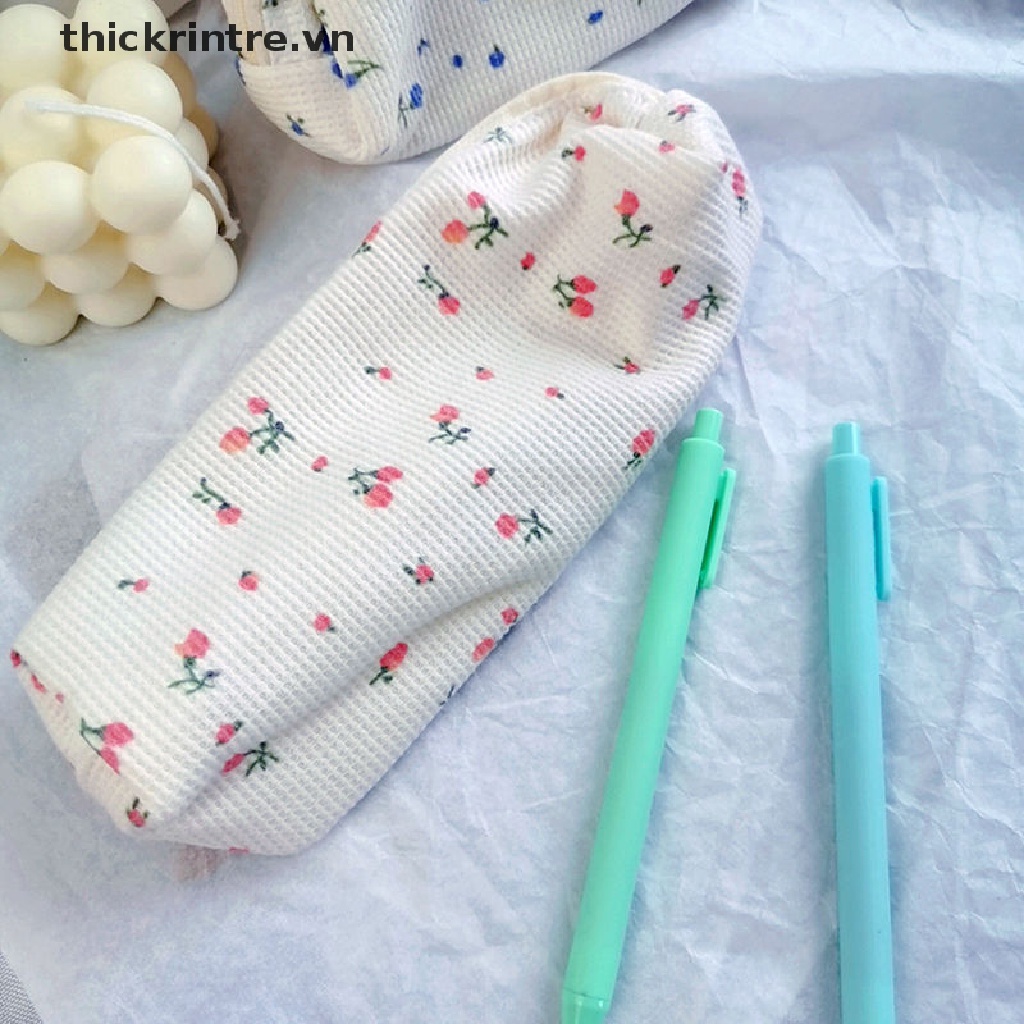 Túi Đựng Bút Chì Họa Tiết Hoa Xinh Xắn