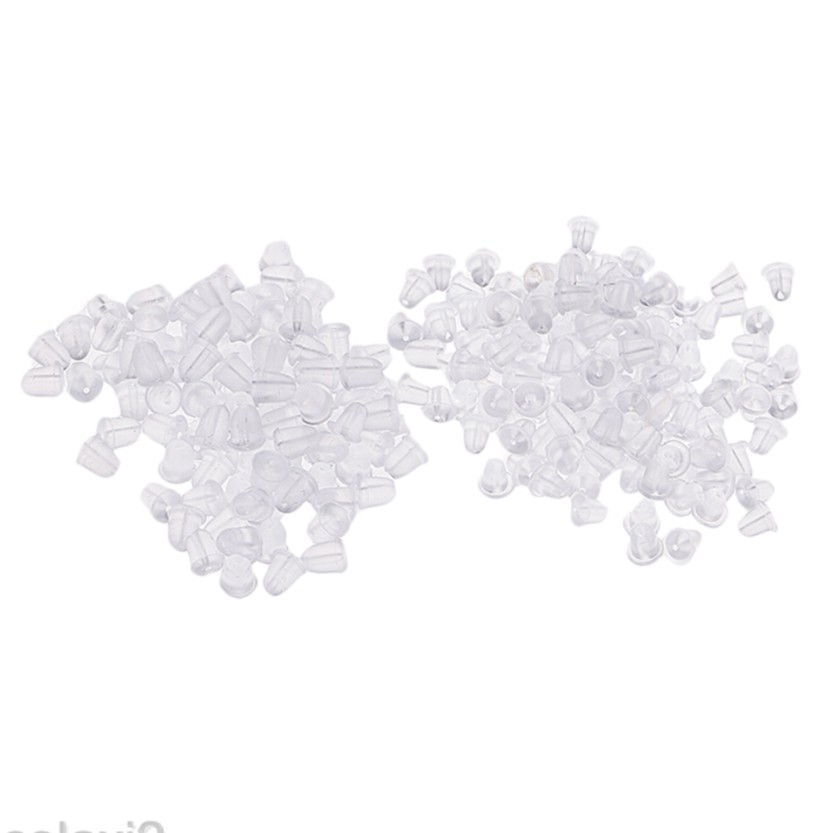 Nút Chặn Khuyên Tai Bằng Nhựa Mềm