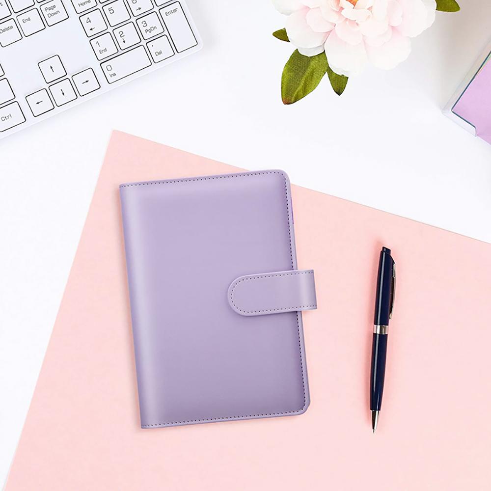 Sổ Tay Ghi Chú + 2 Nhãn Dán 6 Vòng + 12 Tờ Giấy Dán In Chữ Trang Trí