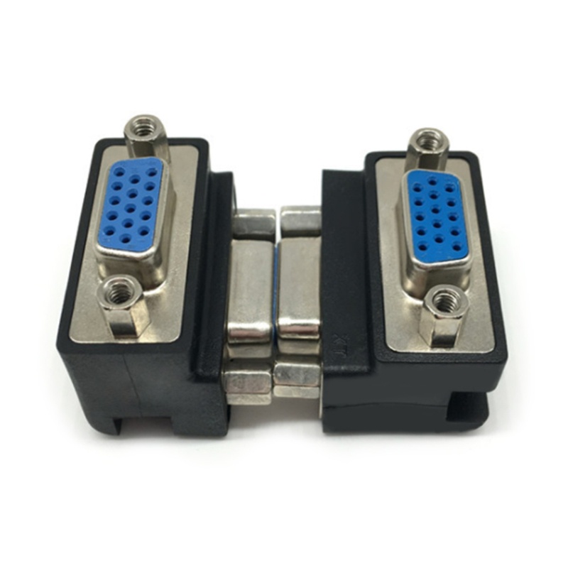Đầu Nối Dây Cáp Âm Thanh VGA 15-15 - 90 Độ Tiện Lợi° Đầu Chuyển Đổi Chuyên Dụng Chất Lượng Cao