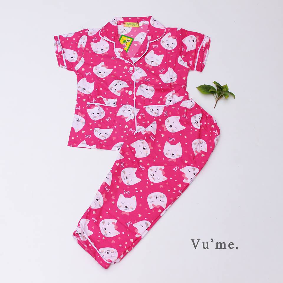 Pijama tay ngắn quần dài (giá sỉ 50) cao cấp