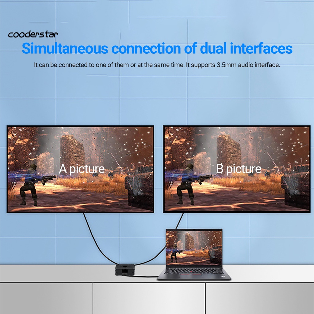 Đầu chuyển đổi video từ usb 3.0 sang HDMI VGA 1080P cao cấp chuyên dụng cho DVD