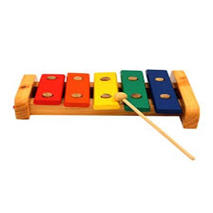 Đàn gõ 5 thanh xylophone bằng gỗ Minh Thành, đồ chơi cao cấp an toàn cho bé