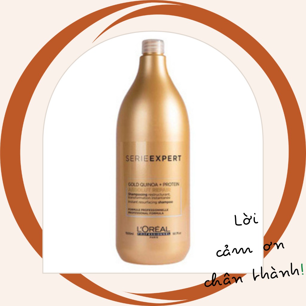 Dầu gội chăm sóc tóc hư tổn LOREAL PROFESSTIONAL Absolut Repair Lipidium