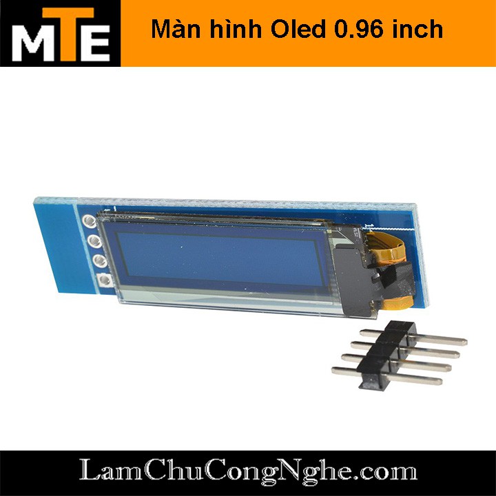 Màn hình Oled 0.91 Inch hiển thị 128x32 giao Tiếp I2C SSD1306