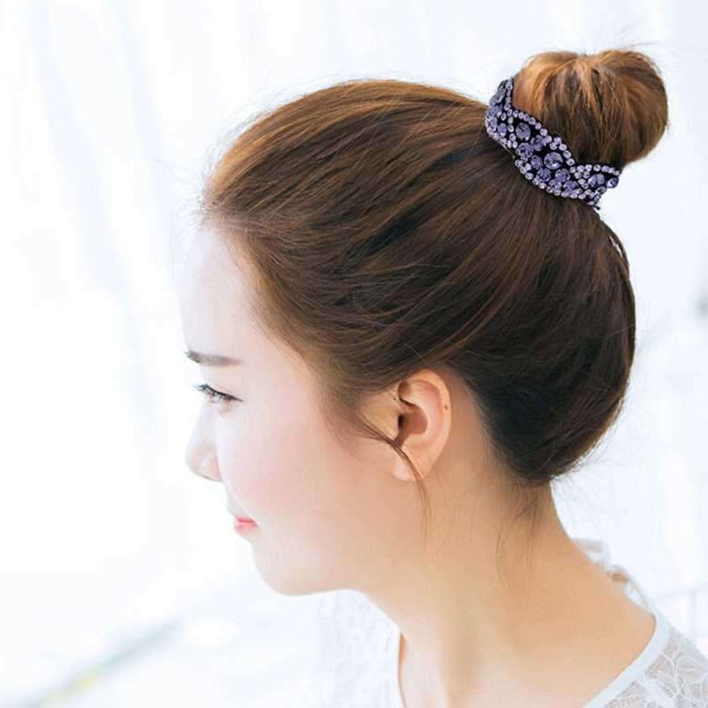 Kẹp tóc càng cua đính đá giả thời trang