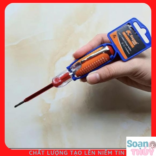 Bút thử điện kiêm tô vít 2 đầu, Bút đo điện chính hãng