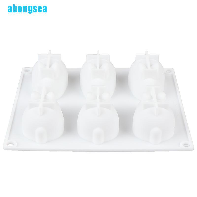 Mousse 6D Silicone Hình Thỏ