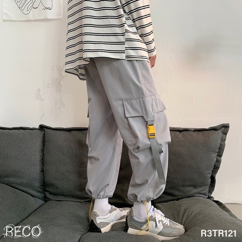 Quần vải nam nữ Hàn Quốc cao cấp dáng rộng Trousers Loose R3TR121