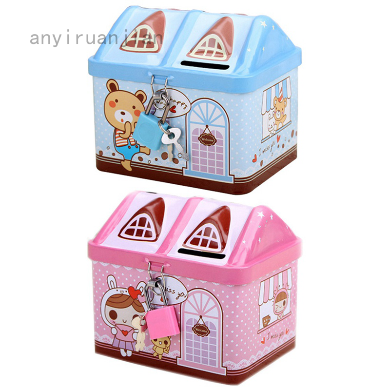 Hộp đựng tiền tiết kiệm có khóa