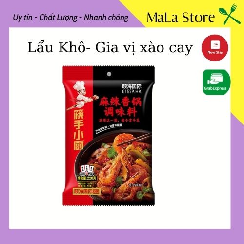 Lẩu khô Haidilao, gia vị xào hải sản siêu ngon - Mala store