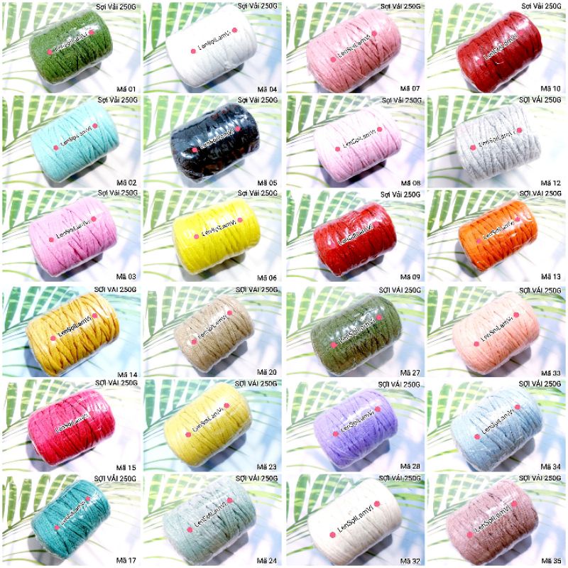 🧶 Sợi Vải Trơn 250G Craft Yarn VN 🧶
