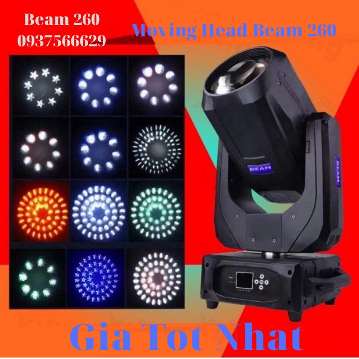 [ SALE OFF ] Moving Head Beam 260 Dùng Cho Sân Khấu Chuyên Nghiệp - Magic Store SG