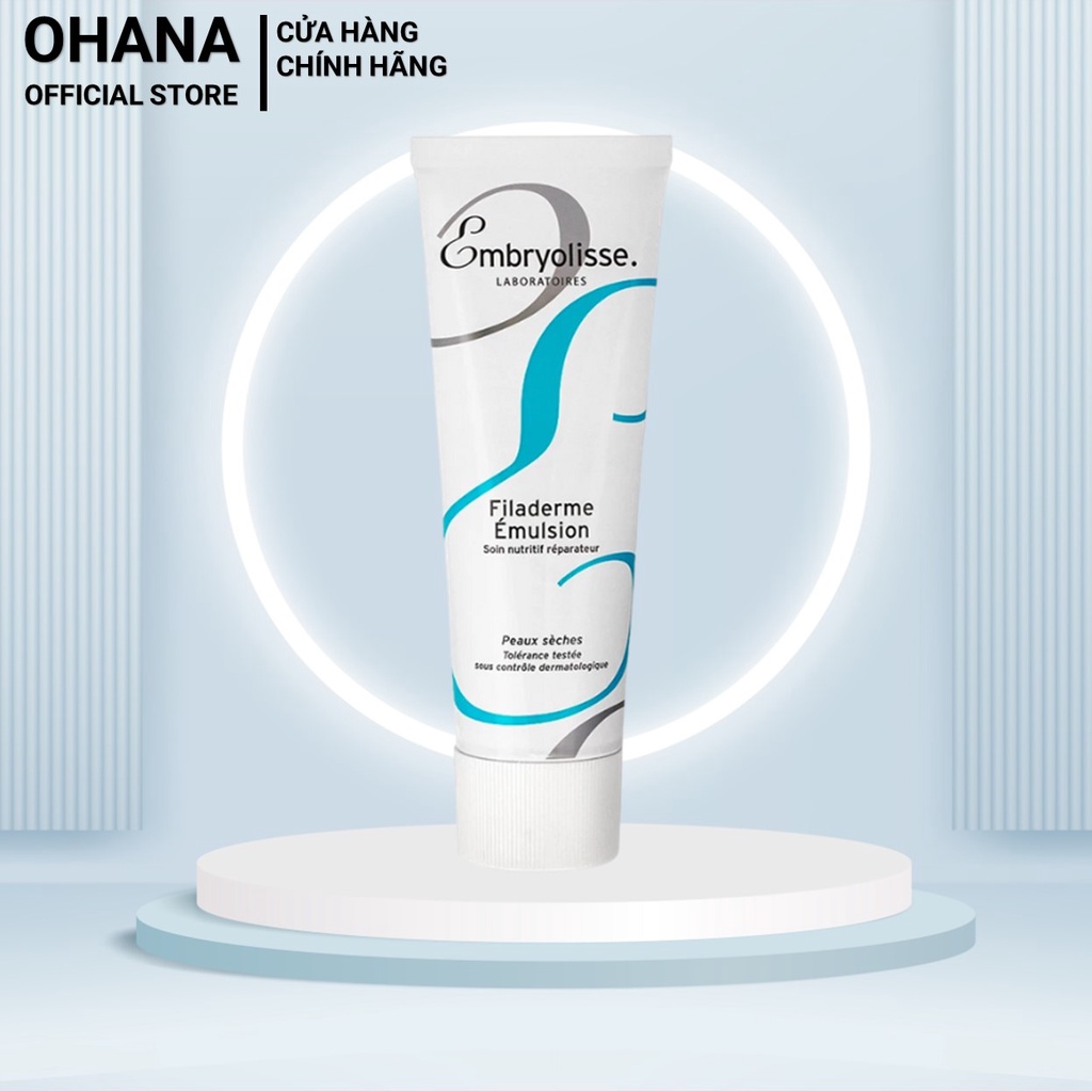 Kem Dưỡng Ẩm, Nuôi Dưỡng Săn Chắc Da Toàn Diện Embryolisse Filaderme Emulsion (2ml/75ml) - Xanh Lá