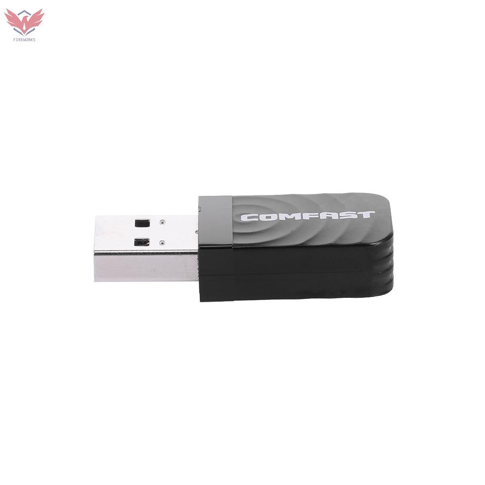 COMFAST Usb Wifi Dongle Cf-812Ac Ac 1300mbps 2.4g 5.8ghz