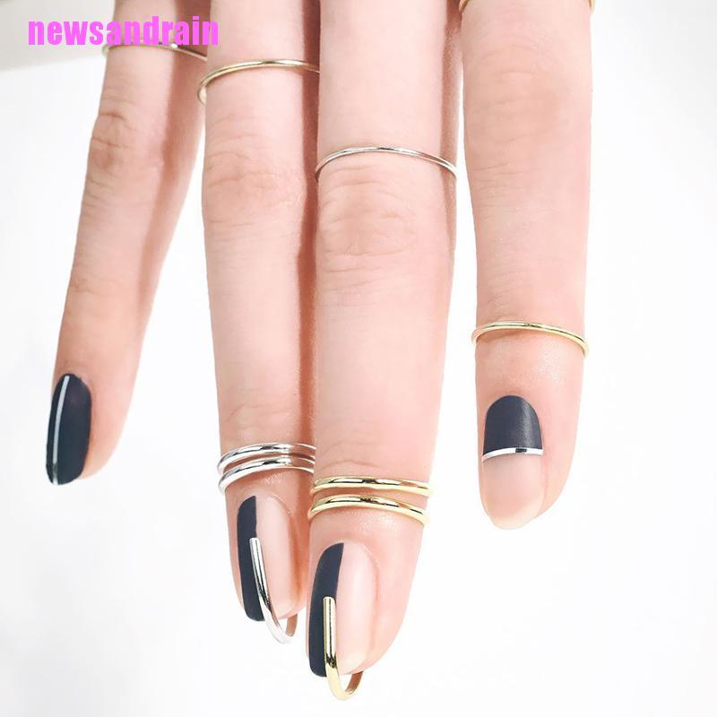 Nhẫn Kim Loại Phong Cách Gothic 1 Kiểu