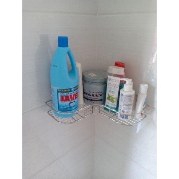 Kệ Góc Inox Dán Tường Không Rỉ