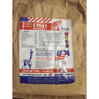 Siêu phẩm phân Cá Mỹ (tan chậm) dạng hạt bao 10kg
