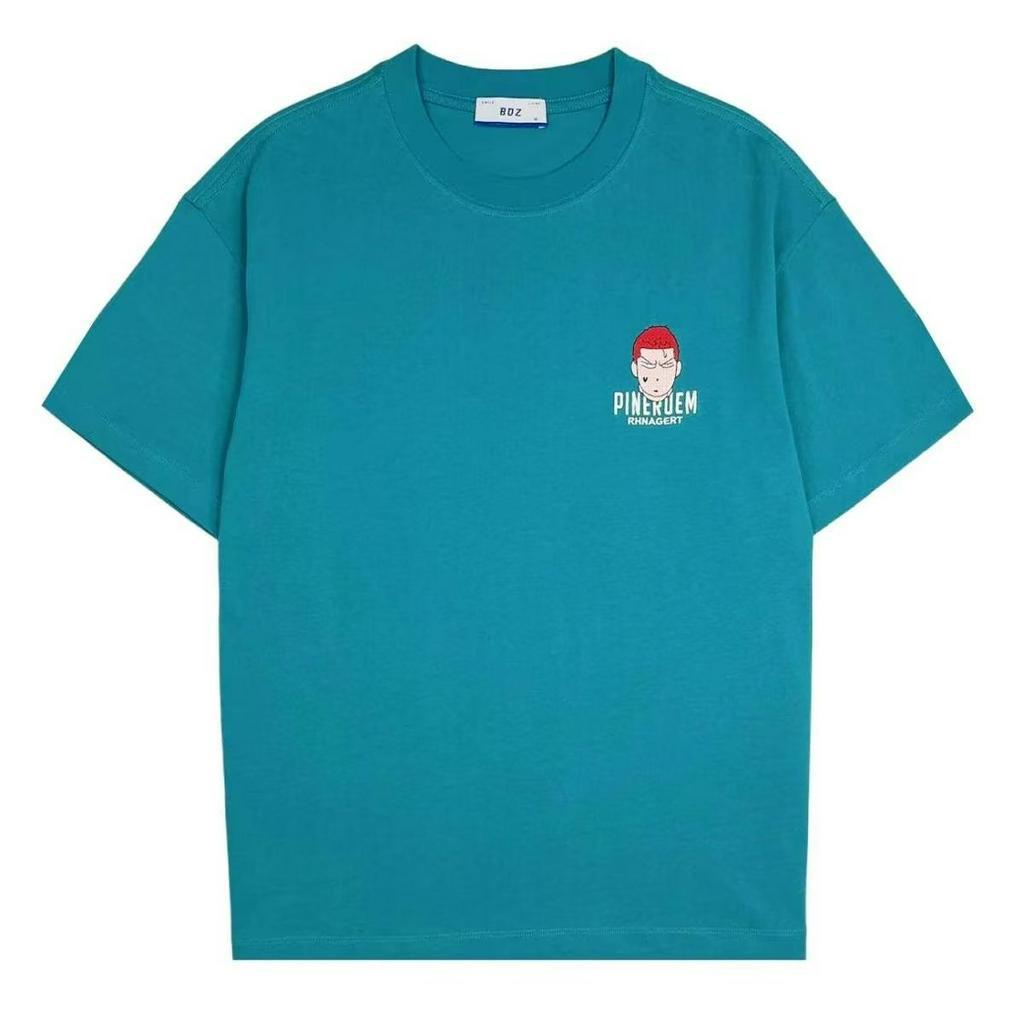 Áo Thun Cotton Tay Ngắn In Hình Slam Dunk 4 Màu Size M-5XL Thời Trang Mùa Hè Cho Nam