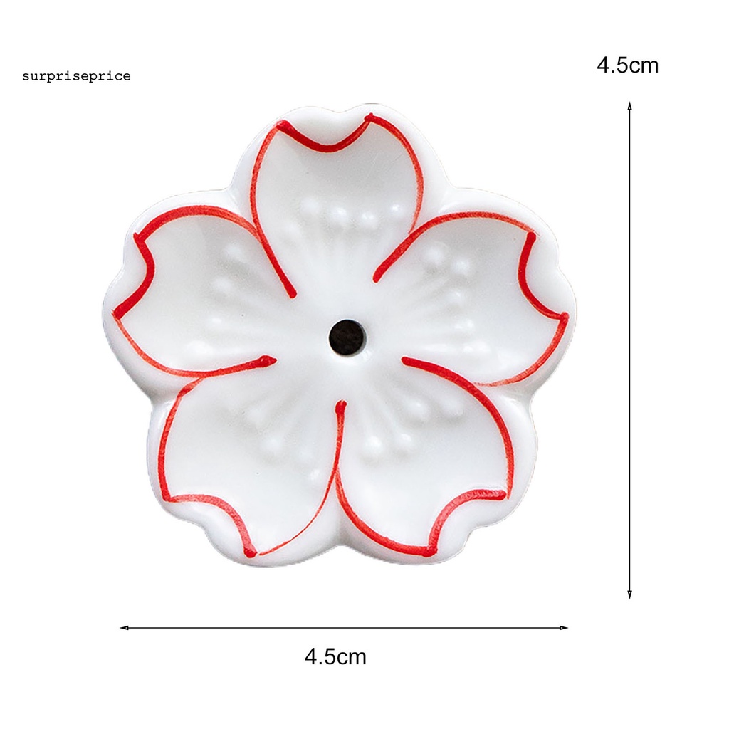 Giá đỡ trầm hương hình nón hoa anh đào nhiều màu sắc