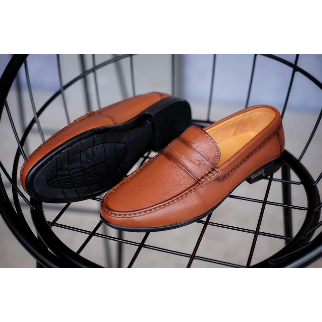 Giày lười nam da bò cao cấp MINK LEATHER - CARSON SHOES – LW32