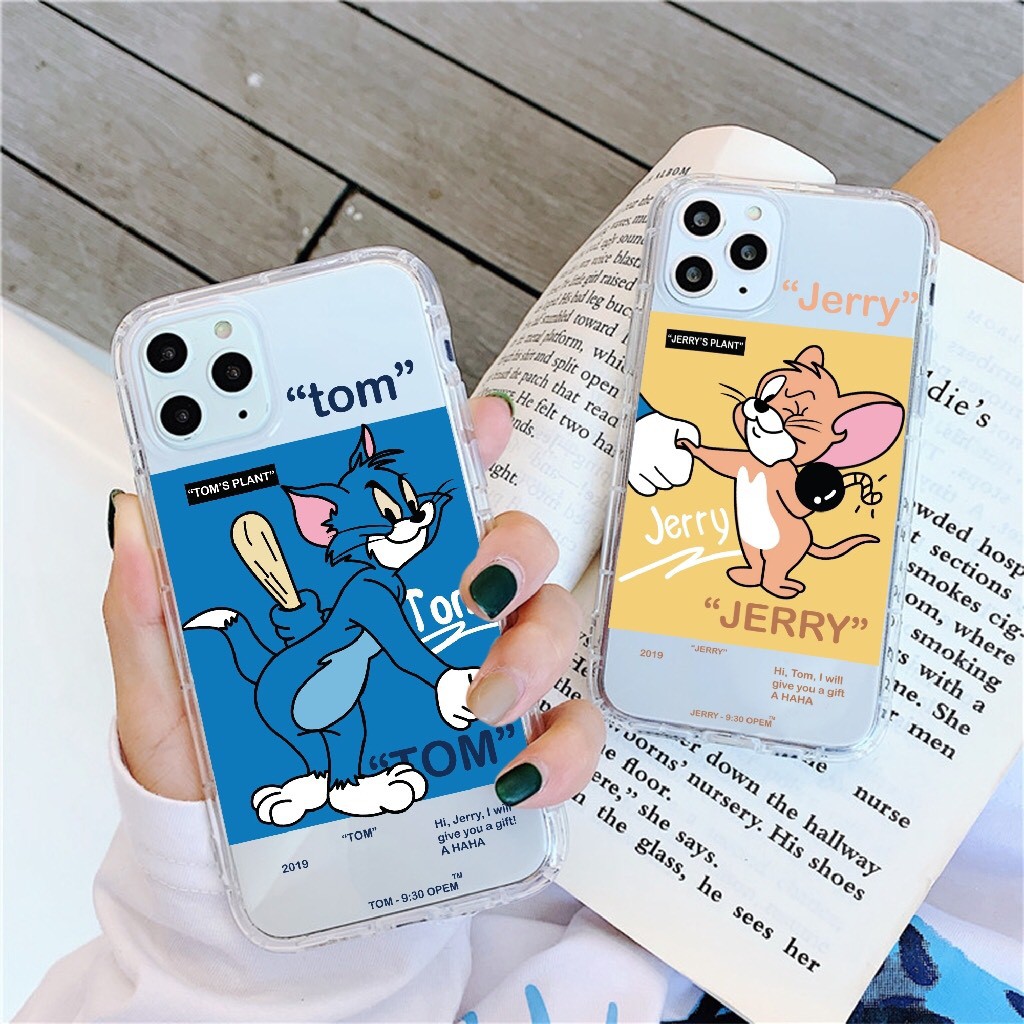 Ốp IPHONE CẶP ĐÔI Tom And Jerry Tinh Nghịch