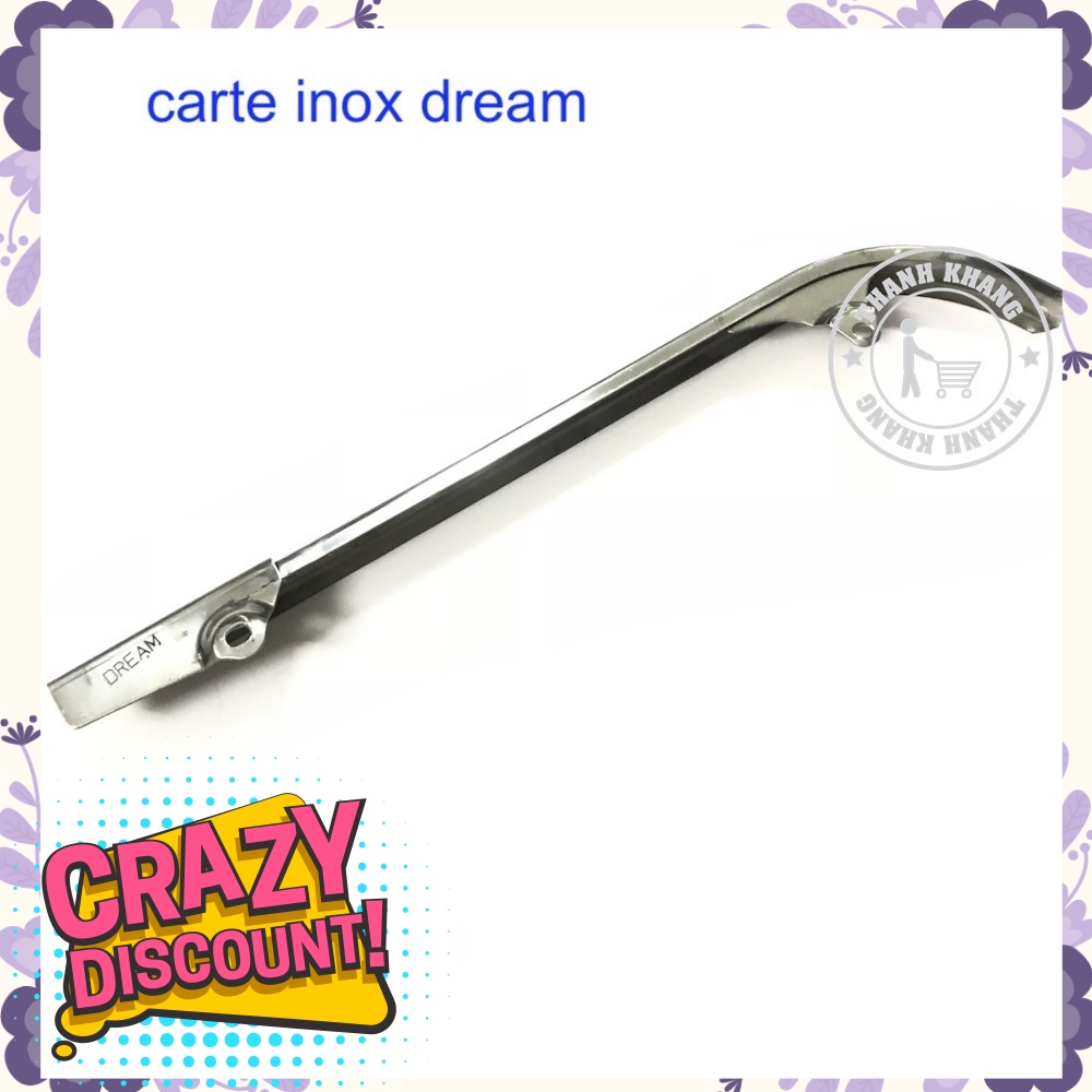 Carte inox chỉ dành cho DREAM ( lưu ý không sử dụng cho super dream) thanh khang 006001037