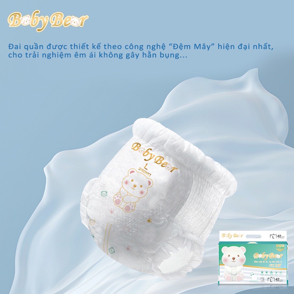 Bỉm tã quần/dán BOBY BEAR tinh chất trà xanh mềm, mỏng, siêu thấm s48/m46/m44/l42/xl40/xxl38/36