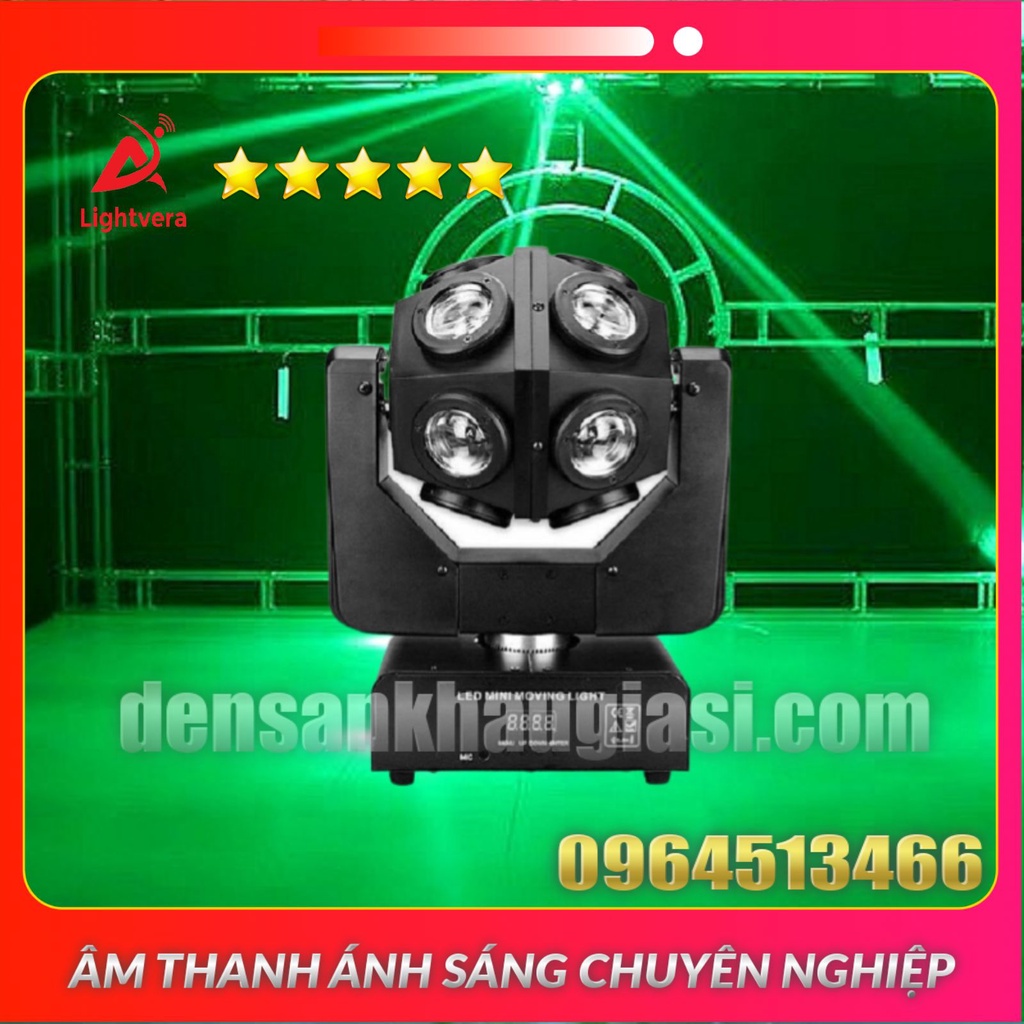 Đèn Moving 12 mắt Led - Đèn sân khấu tphcm