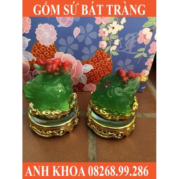 Thiềm thừ Tỳ Hưu 18cm - Gốm sứ Bát Tràng Anh Khoa