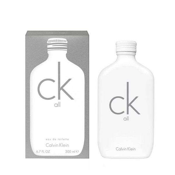 [Mã FMCGMALL - 10% đơn 250K] Nước Hoa Unisex Calvin Klein All Eau De Toilette 100ml và 200ml