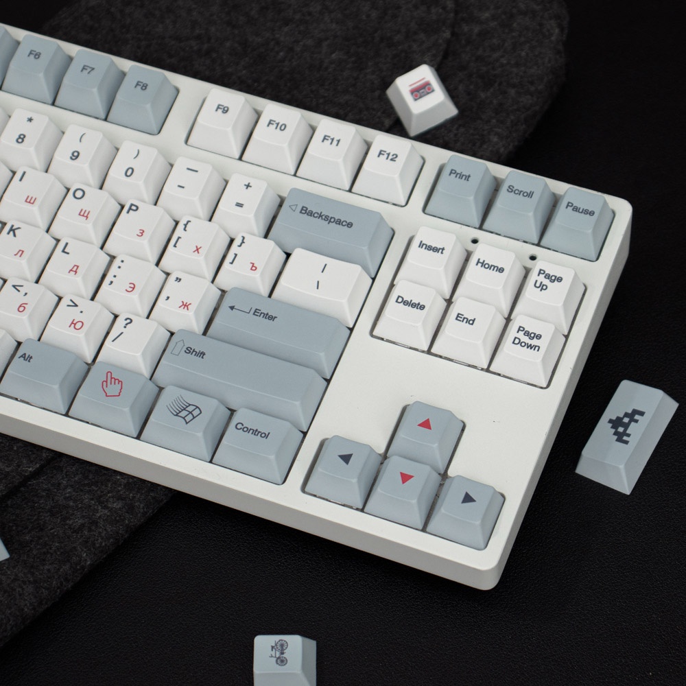 Bộ Phím Rời PBT 137 Phím Cho Bàn Phím Cơ Akkko Gateron 64 68 84 87 96 104 108