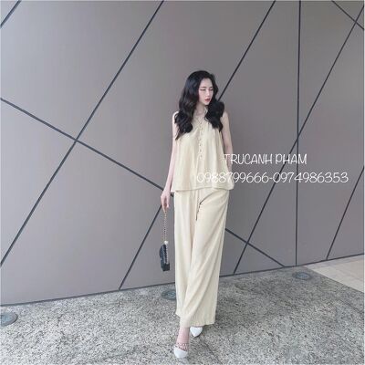 BNU235 - SET YẾM CÚC BỌC QUẦN DÀI 2 MÀU CHO NỮ