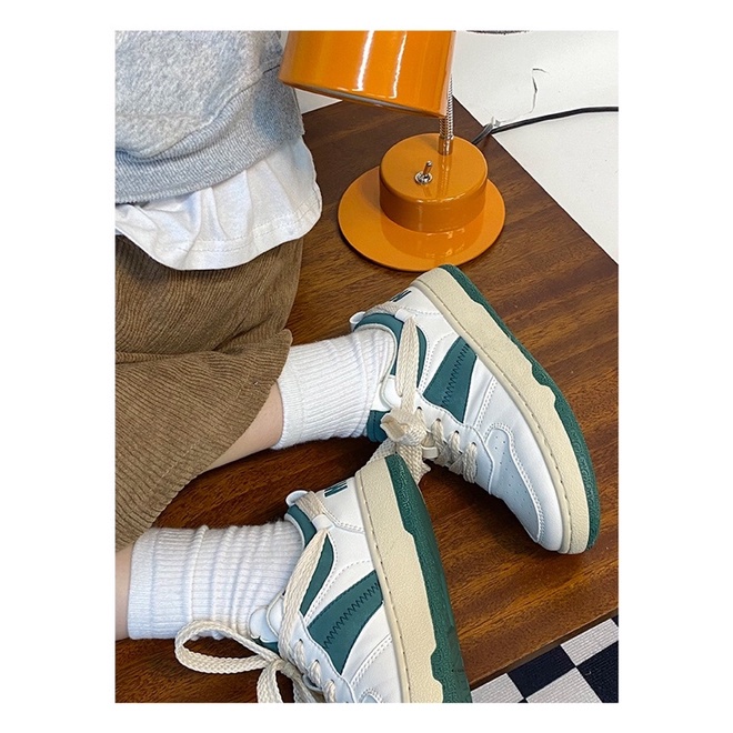 Giày Thể Thao Ulzzang Màu Xanh Rêu Thiết Kế Đặc Biệt - G05