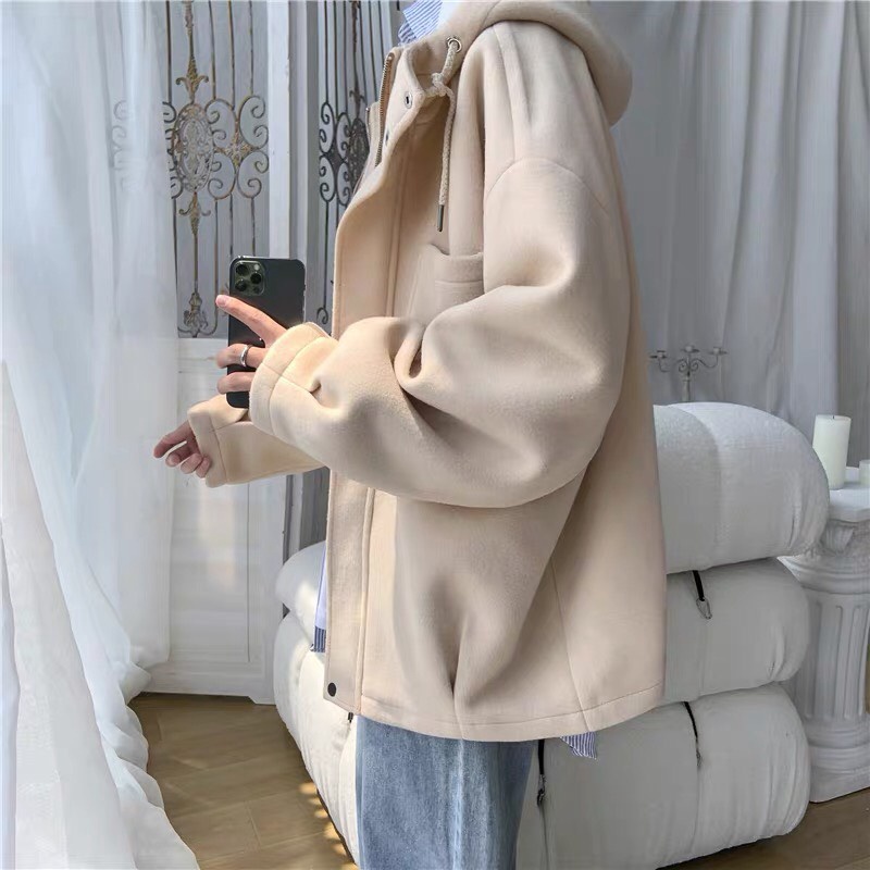 Áo khoác nam Hoodie cao cấp vải nỉ dày form chuẩn SUPER FASHION