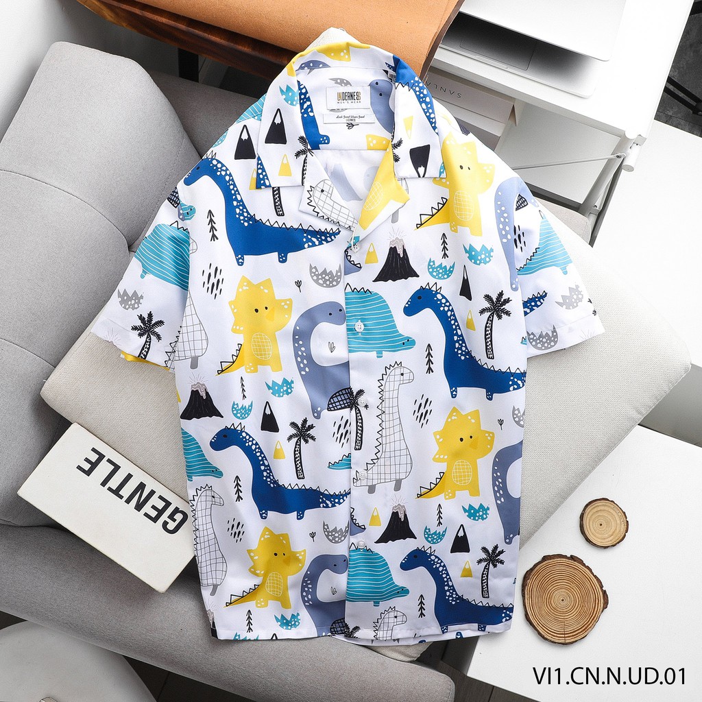 Áo sơ mi tay ngắn họa tiết DICYDE VI1.CN.N.UD.01 cao cấp | BigBuy360 - bigbuy360.vn