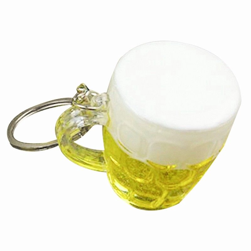 Móc khóa hình ly bia sáng tạo