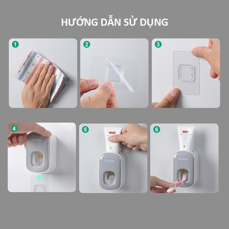 [Mẫu Mới Nhất] Hộp Lấy Kem, Nhả Kem Đánh Răng Ecoco Cao Cấp