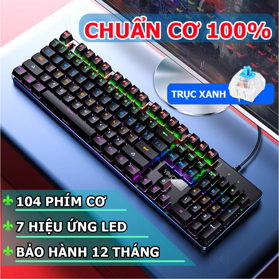 Bàn Phím Cơ Gaming K400 Led siêu đẹp - 10 Chế Độ Khác Nhau- Máy Tính PC - Laptop- Chuyên Game - Lỗi 1 đổi 1