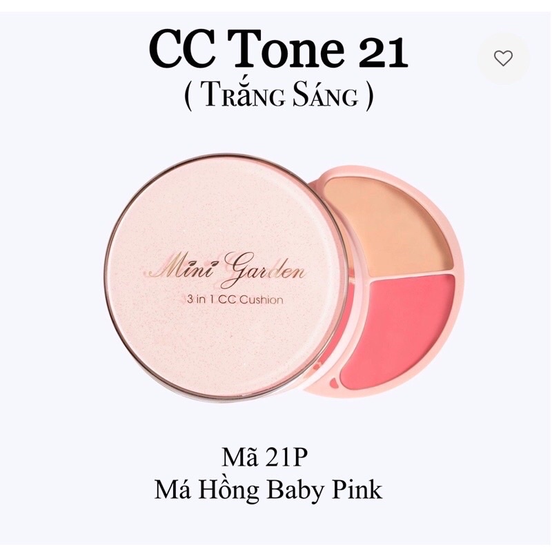 Phấn Nước Mini Garden 3 trong 1 - Cc Cushion SPF40+ PA+++